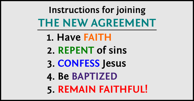 Instructions for joining the new agreement